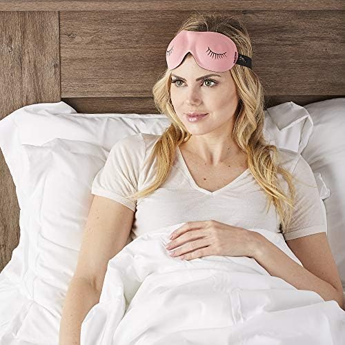 Bucky Ultralight Comfortable Contoured Travel and Sleep Eye Mask, Strawberry Eyelash, One Size - Image 2