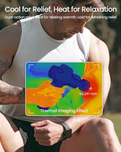 Massage Gun with Heat and Cold, Deep Tissue Percussion Massager Gun - Image 5