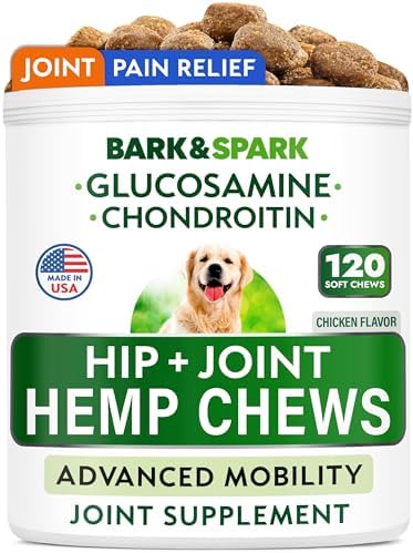 Advanced Joint Hemp Chews for Dogs Mobility - Hip&Joint Pain Relief Treats by BARKSPARK