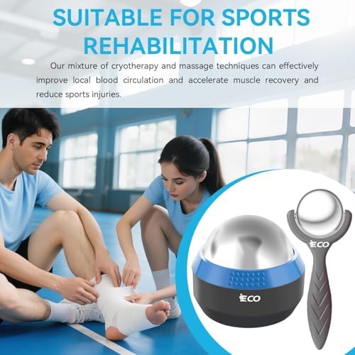 iECO Massage Ice Roller Ball Cold & Heat Therapy Plantar Fasciitis Roller - Image 5