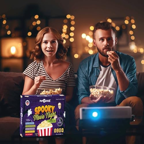 Halloween Gifts Popcorn Spooky Movie Night Gift Basket Gourmet Kernels and Seasoning Variety Pack, 3 Color Kernels and 5 Flavorings, Non-GMO, Kosher, Gluten Free Scary Popcorn Gifts, 10 Pack - Image 6