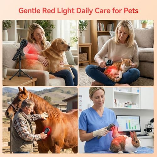 Red Light Therapy Device, 660/808nm Handheld Infrared Light Wand with Stand - Image 7