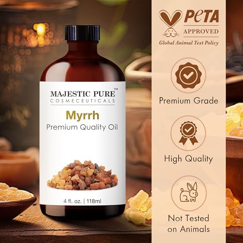Majestic Pure Myrrh Essential Oil for Diffuser - 4 Fl Oz - Image 2