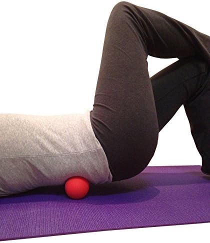 Massage Lacrosse Balls for Myofascial Release, Trigger Point Therapy, Muscle Knots, and Yoga Therapy. Set of 2 Firm Balls (Blue and Red) - Image 2