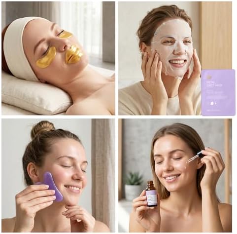 Gifts for Women, 32 Pcs Lavender Bath & Body Gifts Basket Set for Women - Image 5