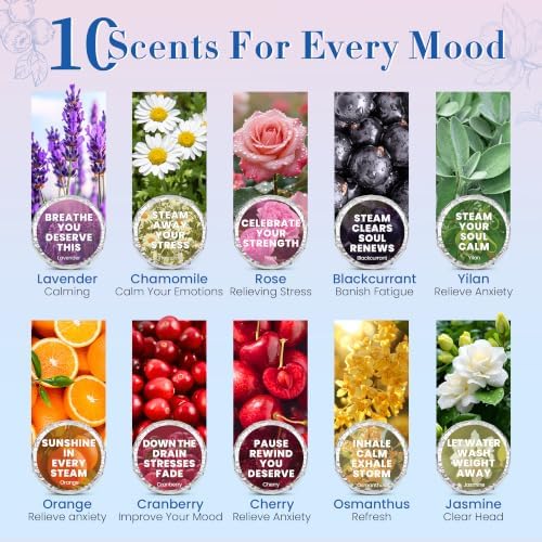 Shower Steamers Aromatherapy Birthday Gifts for Women - 10 Pack,Gifts for Wife Mothers Daughter Sister Stress Relief & Deep Relaxation Self Care Home Spa Essential (Self-Care) - Image 2