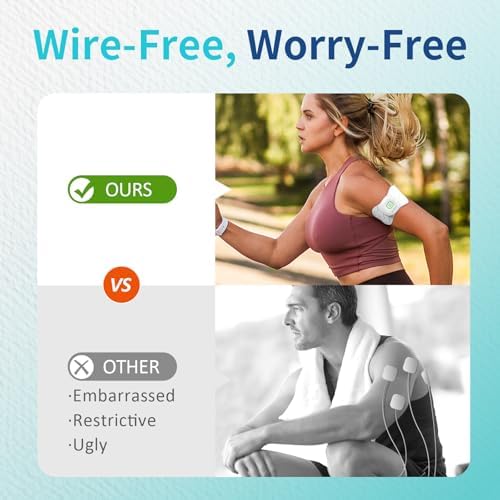 Comfytemp Wireless TENS Unit Muscle Stimulator, FSA HSA Eligible Rechargeable Tens Unit for Pain Relief with Remote Control, Portable Pulse Muscle Stimulator for Back Shoulder Sciatica, 15 Modes - Image 3