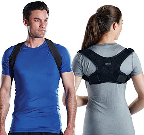 Gaiam Restore Posture Corrector for Women & Men - Back Straightener Adjustable Straps Compact Brace Support for Clavicle, Neck, Shoulder, Invisible Pain Relief by Unknown