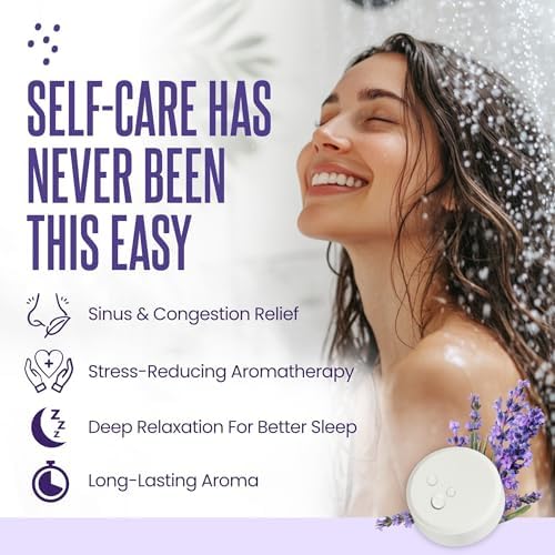 Cleverfy Lavender Shower Steamers Aromatherapy Gifts for Women, 18 Tablets - Image 2