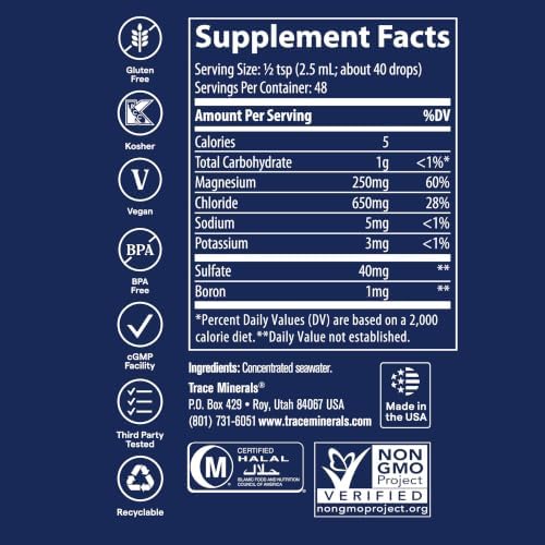Trace Minerals ConcenTrace Mineral Drops, 70+ Ionic Minerals, 48 Servings - Image 3
