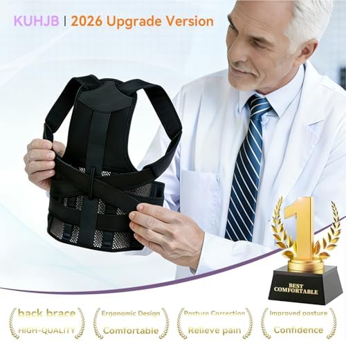Posture Corrector for Women and Men, Adjustable Back Support Brace for Office, Home, Daily Wear, Breathable Shoulder Straightener for Upper Lower Back Pain Relief, Under Clothes Hunchback Correction - Image 6