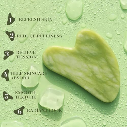 BAIMEI IcyMe Gua Sha & Jade Roller Set for Facial Sculpting and Relaxation - Image 4