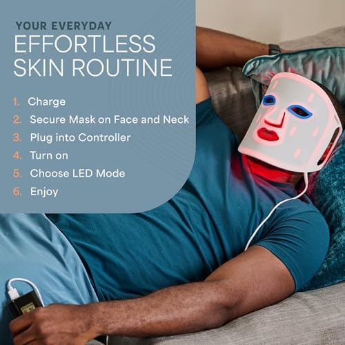 LifePro Revitaglow Red Light Therapy Mask - Triple Chip LED Face Mask - Image 6