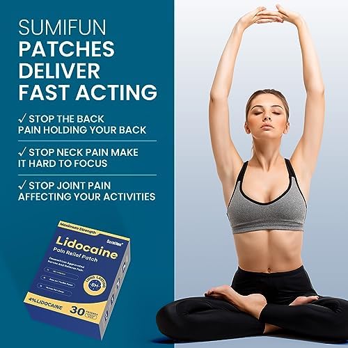 Sumifun 4% Lidocaine Pain Relief Patches 30 Count(Pack of 3) - Image 4