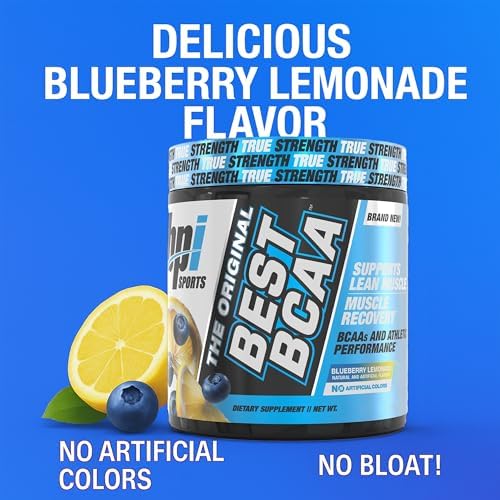 BPI Sports Best BCAA Powder – Hydration, Blueberry Lemonade, 30 Servings - Image 2