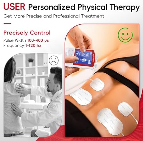 Comfytemp 3-in-1 TENS Unit with Large Back Pad, Pain Relief & EMS&User Mode - Image 5