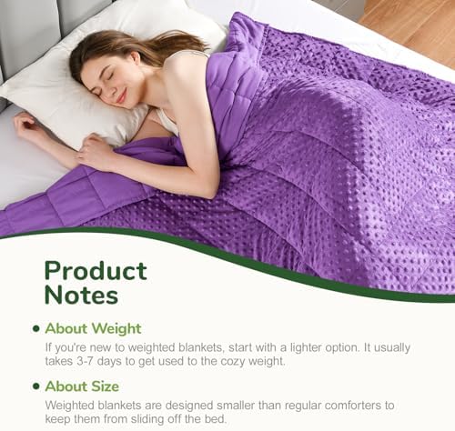 Sivio Weighted Blanket for Adults, Full Size, 15 lb 48 x 72 inches - Image 7