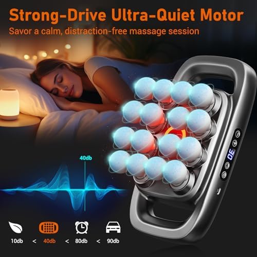 16-Head Massage Gun Set for Deep Tissue Massage, 3 Modes - Image 5