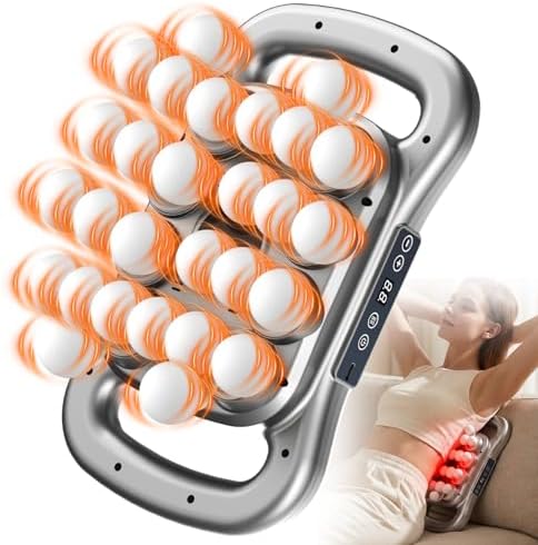Upgrade 28 Head Massage Gun Set, Handheld Body Deep Tissue Massager with 9 Modes &9 Levels, Muscle Pain Relief Percussion Massage Gun for Back/Shoulders/Legs/Waists, Gifts for Men Women by AKALOL