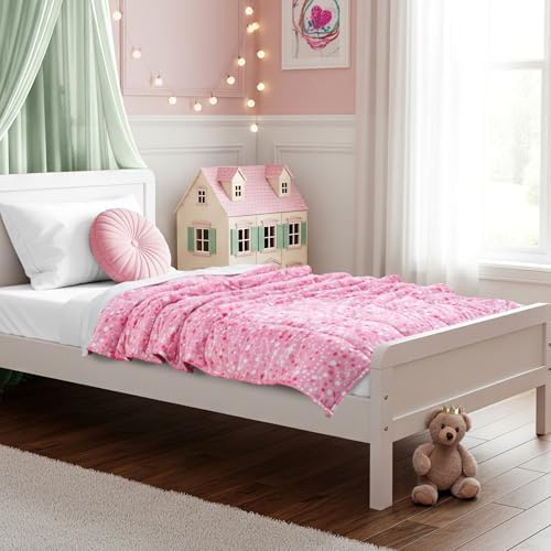 Bare Home Minky Fleece Weighted Blanket (Princess, 40"x60" 7lbs) by BareHome