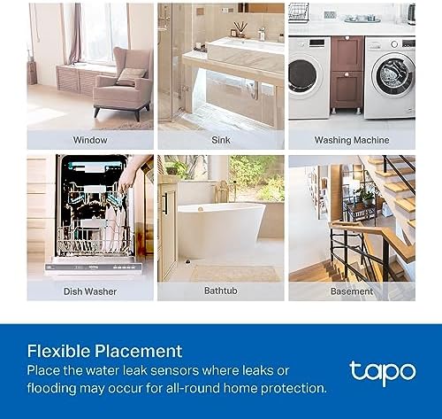 Tapo Smart Water Leak Detector, Requires Tapo Hub, T300 - Image 6