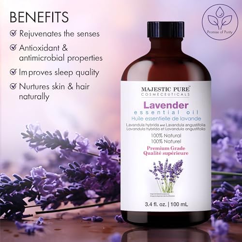Majestic Pure Lavender Essential Oil for Diffuser - 3.4 Fl Oz - Image 3