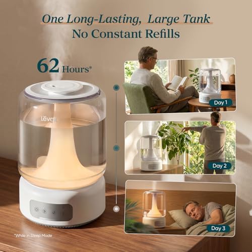 Levoit Humidifiers for Bedroom Large Room Home, 6.2L Cool Mist, 62H Runtime - Image 3