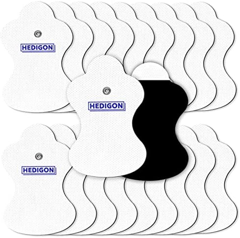 Electrodes pad Compatible with Omron Tens Unit Replacement Pads(20PCS) by Hedigon