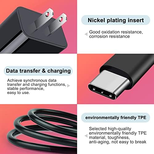 5V 2A Massage Gun Charger - USB C Power Cord Compatible for Sportnear Mini, Renpho Mini, Bob and Brad T2 C2 Q2, Medcursor MG05, Youdgee M15, Reflux, AUKEY Home, ALK - Image 3