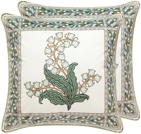 patdrea Designer Velvet Throw Pillow Cover,Set of 2,18"x18"-Callista B by patdrea