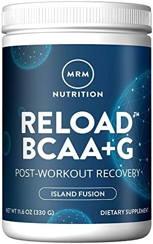 MRM BCAA+G Reload Post-Workout Powder - Island Fusion, Keto - 26 Servings by MRM