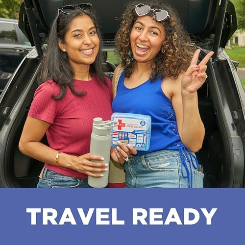 BAND-AID Brand Travel Ready Portable First Aid Kit, 80 Piece - Image 2