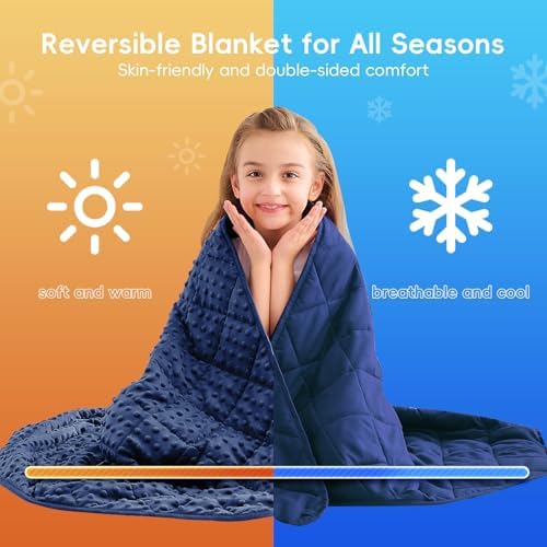 yescool Weighted Blanket Kids 5 Pounds, Minky Kids Blanket Gifts for Boys Girls, Small Weighted Throw Blankets Washable Heavy Blankets, Winter Weighted Comforter for 5 6 7 8 9 Year Old, 36 * 48in - Image 5