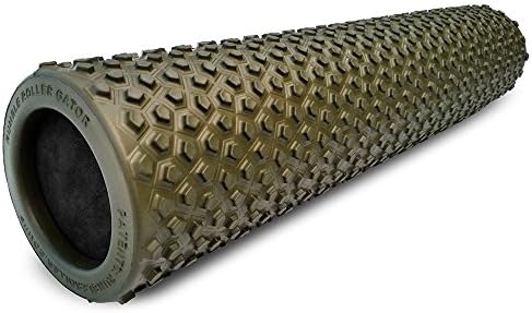 RumbleRoller Original Textured Foam Roller - Deep Tissue, Self Myofacial Release Massage Therapy Roller (RumbleRoller 22" Gator Cross Frictional Massage) by RumbleRoller