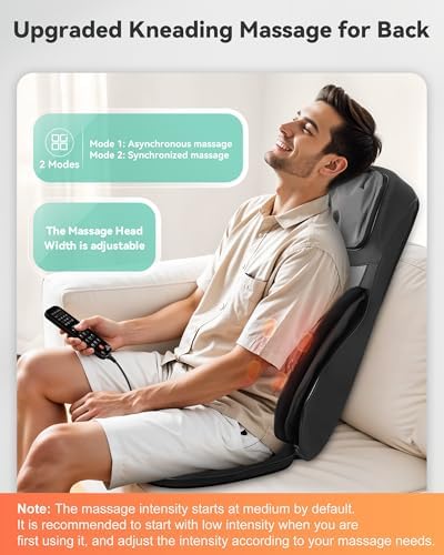 Snailax Back Massager with Heat, Shiatsu Massage Chair Pad for Home Office - Image 5