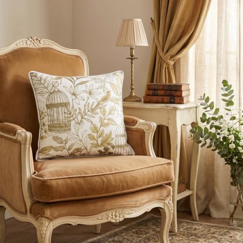 patdrea Designer French Velvet Throw Pillow Cover,Set of 2,18"x18"-Aviary - Image 7