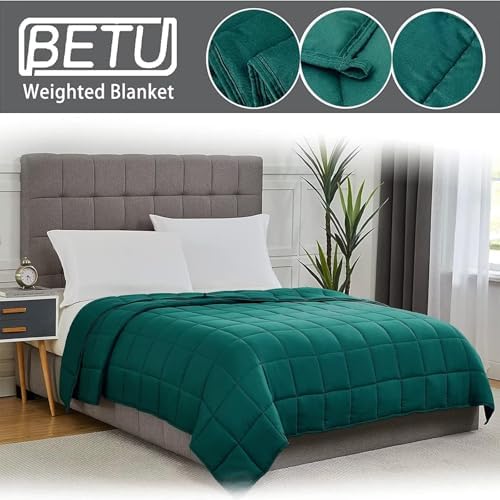 Weighted Blanket for Adults 20lbs, 88"x104", King Size Cooling Heavy Throw Blanket for 180-220lbs, Microfiber Soft Big Blankets Weighted Comforter, Green - Image 4