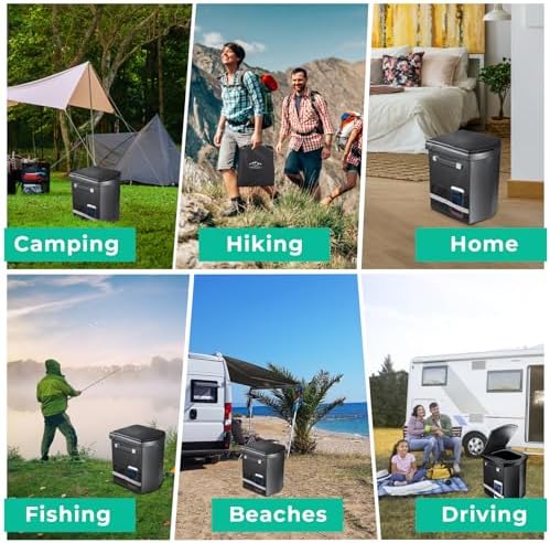2026 Upgraded XL Portable Toilet for Adults,Tall Camping Toilet with Lid and Convenient Carry Bag, Portable Potty for Camping, Hiking, Car Travel,Truck, RV, Boating, Road Trips, Beach (Black, 17.5''H) - Image 7