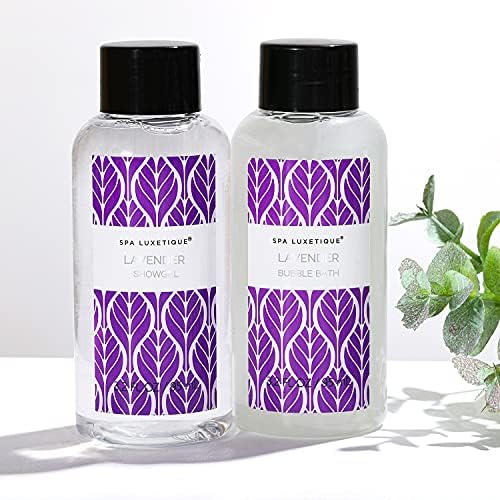 Spa Luxetique Lavender Spa Bath Gifts for Women, Relaxing Home Spa Kits Includes Body Lotion, Hand Cream, Birthday Gifts for Women - Image 3