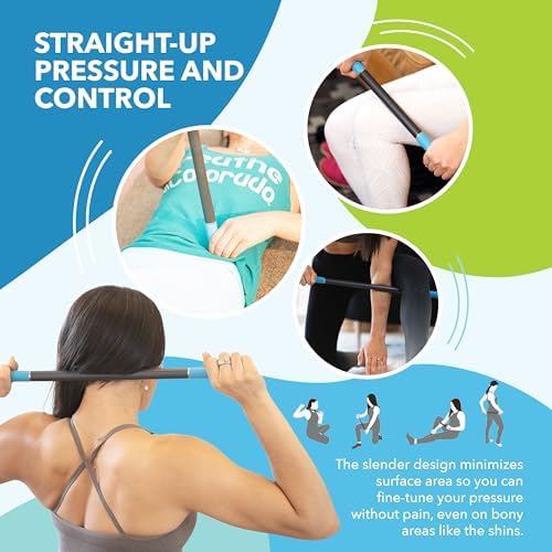 RAD Rod – Deep Tissue Massage Roller Stick – Myofascial Release Tool for Legs, Back, Neck, Arms & Shoulders – Muscle Roller for Mobility & Recovery - Image 6