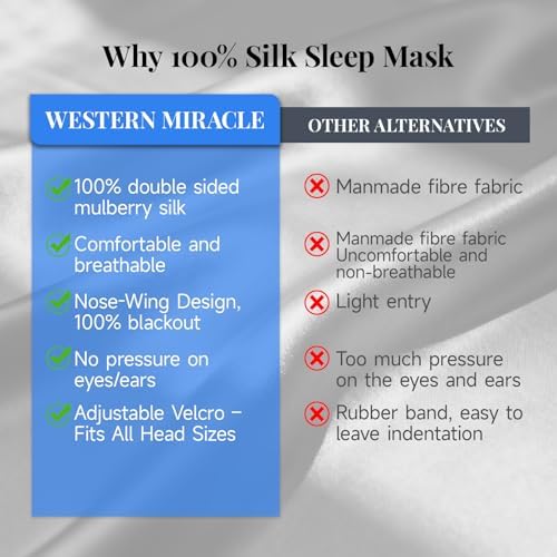 Silk Sleep Mask – 100% Mulberry Silk Eye Mask for Sleeping - Image 5