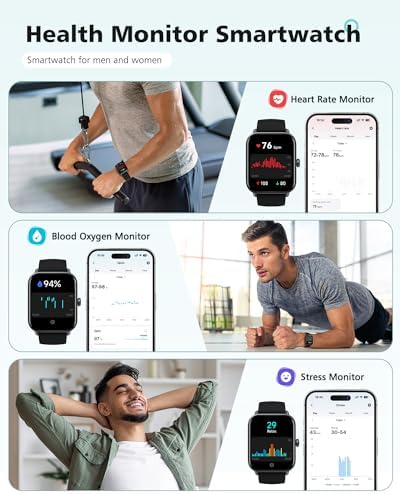 Smart Watches for Women Men, Alexa Smart Watch for Android Phones/iPhones - Image 3