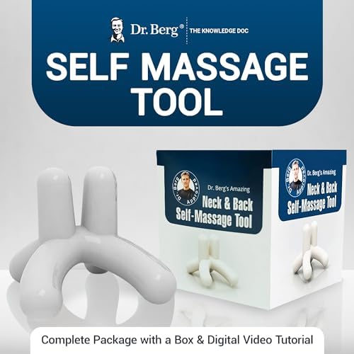 Dr. Berg Body, Neck & Back Self-Massage Tool - Comes with an Instructions Manual & Access to How-to Online Videos - Image 5