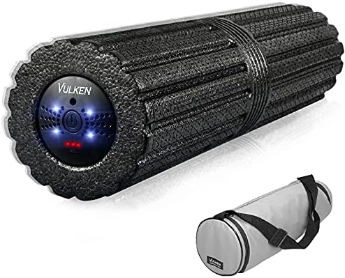 Vulken Vibrating Foam Roller, 17" Extra Long Electric Muscle Roller by VULKEN