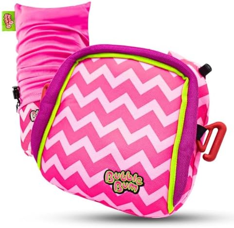 BubbleBum Inflatable Booster Car Seat for Kids, Pink - Image 4