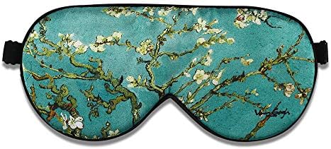 Alaska Bear Mulberry Silk Sleep Mask, Cool and Smooth(Blossom Almond) by ALASKABEAR
