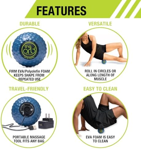 Pro-Tec Athletics Orb Massage Balls, Vary in Size and Color, Deep Tissue Massage, Muscle Relief, Promotes Flexibility, Hamstring, Quadriceps, Calf, Multi-Directional Massage Ball, Working Out - Image 5