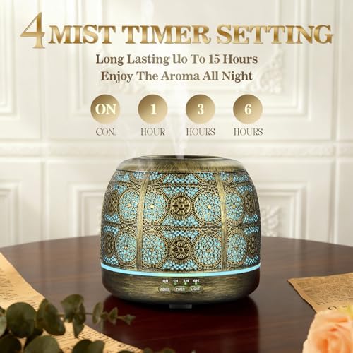 ARVIDSSON Essential Oil Diffuser for Home, 500ml Aromatherapy Diffuser - Image 4