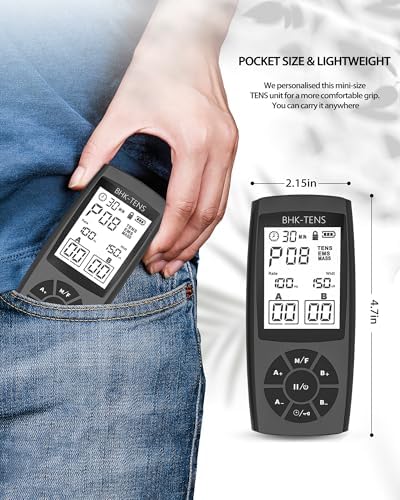 TENS Unit Muscle Stimulator for Pain Relief Therapy, 22 Modes EMS TENS Machine, Electronic Muscle Relaxer for Shoulder Pain Relief, Back Pain, Shoulder Neck Pain Relief - Image 6