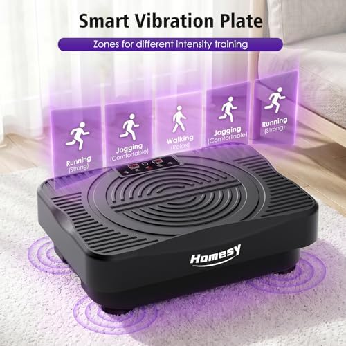 Homesy Vibration Plate Exercise Machine Shake Plate for Lymphatic Drainage - Image 5